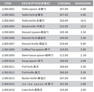 西餐不銹鋼刀叉